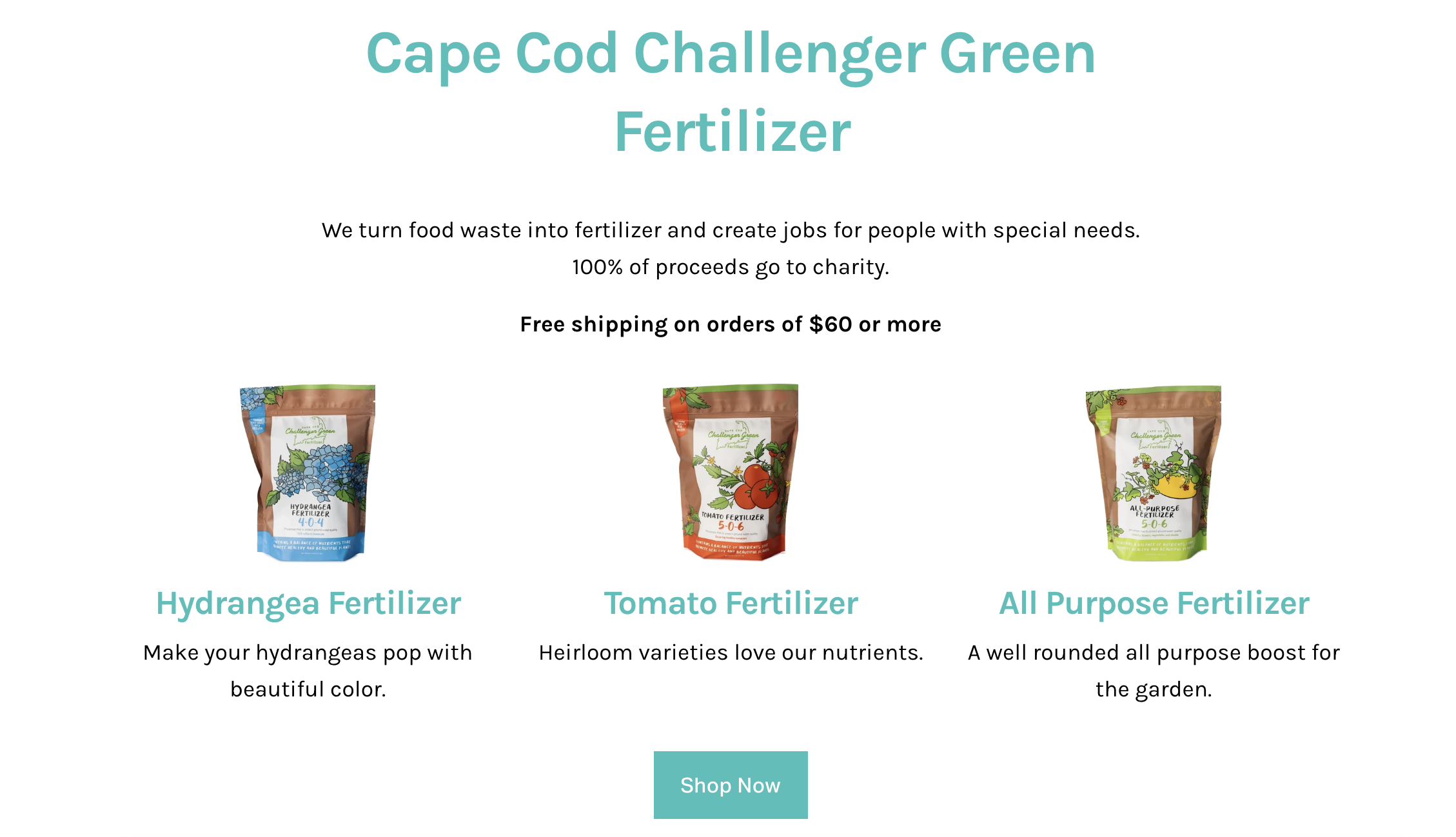 Cape Cod Challenger Club fertilizer store